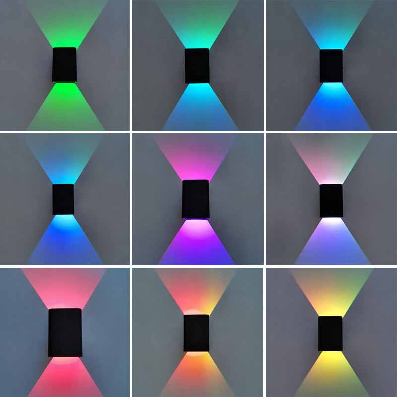 Ahorro de energía 5W foco colorido luz LED de alto brillo blanco cálido/blanco frío/RGB luz de soporte de pared alternativa