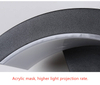 Lámpara de jardín Sector Lámpara de pared impermeable para exteriores Lámpara de pared de aluminio con iluminación LED