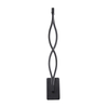 Moderno negro blanco ondulado 16W Lámpara de pared Accesorio Acrílico Montado Hotel Baño Iluminación Mesita de noche Aplique Wandlamp luz de pared