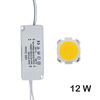 Cuenta de lámpara LED COB, Chip de fuente de luz de 10W-30W + adaptador de fuente de alimentación del controlador LED, blanco frío/cálido/natural para foco LED diy