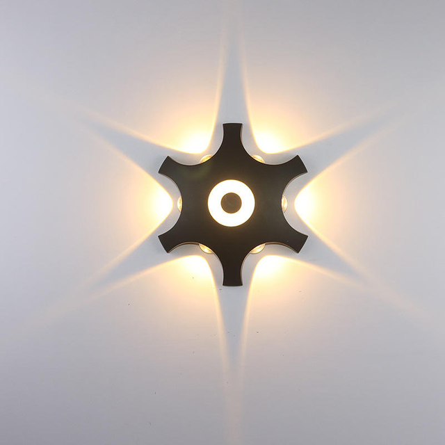 10W Vanity Light LED Lámpara de pared Exterior Interior Impermeable Aplique de pared Dormitorio Decoración Iluminación