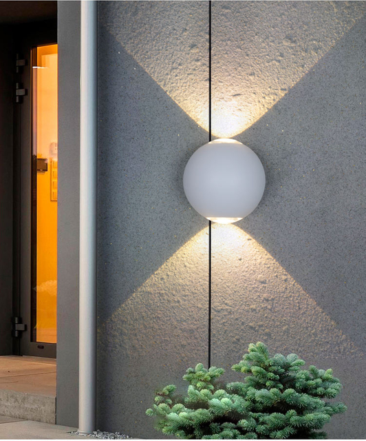 Lámpara de pared para interiores Rgb para exteriores de componentes electrónicos