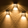 Sensor solar Lámpara de pared de ahorro de energía LED Luces solares de pared Luz solar al aire libre Led Impermeable Jardín Luces solares Patio Paisaje