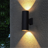 6W COB Up Down Dual-Head Outdoor Led Wall Light Lámpara de pared Cilindro Interior Balcón Accesorio Impermeable IP65 Lámpara de porche