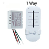 Interruptor de control remoto inalámbrico Controlador de segmento de lámpara de cristal inteligente para el hogar Interruptor digital de luz LED digital de 3 vías al por mayor