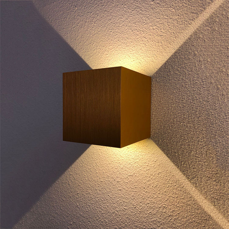 Luz Led Lámpara de pared para exteriores Montaje arriba y abajo Luces de pared Lámpara de pared de baño impermeable Iluminación moderna