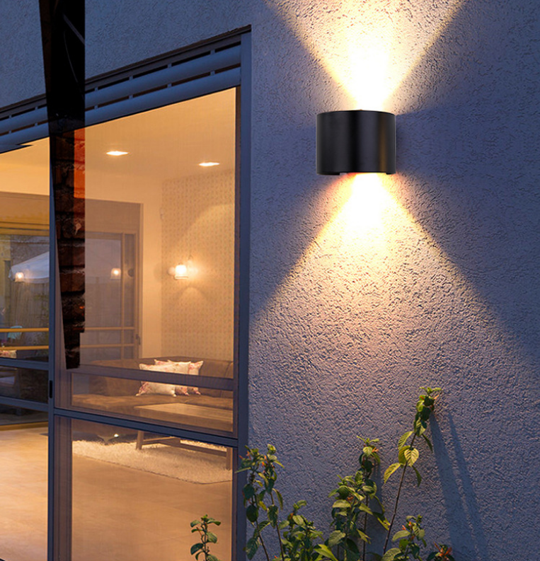 Hagood nuevo semicírculo lámpara de pared impermeable Led aplique de pared iluminación exterior impermeable IP65 ángulo de iluminación ajustable