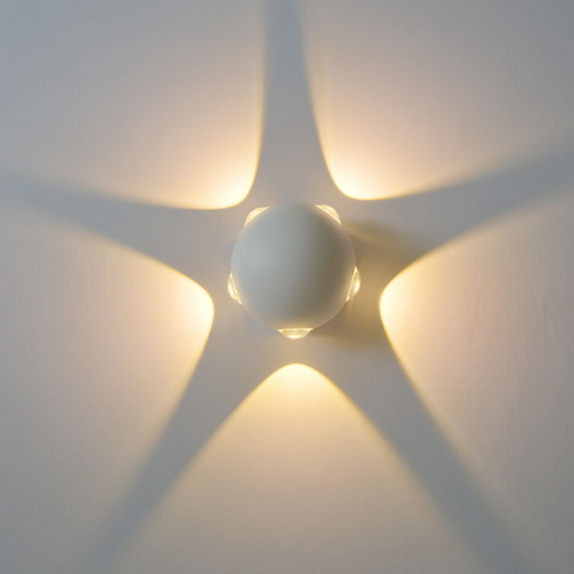 Lámpara de pared LED para interiores y exteriores AC85-265V 2W 4W 6W 9W 12W Estilo minimalista moderno Lámpara impermeable IP65 con 2 años de garantía