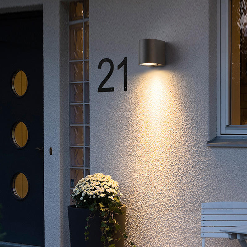 Luz LED de pared IP65 para exteriores, resistente al agua, para jardín, 5W/10W, lámpara moderna para pasillo, dormitorio, sala de estar, interior, Hotel, Wandleuchte Badezimmer
