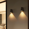 Lámpara de pared LED de un solo cabezal, resistente al agua, IP65, lámpara de pasillo de jardín, aplique de luz interior para exteriores, AC85-265V