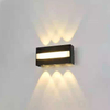 Lámpara de pared Led para porche, exterior, interior, luz de pared hacia arriba y abajo para el hogar, escalera, dormitorio, lámpara para puerta de noche, iluminación para pasillo, luz de marca