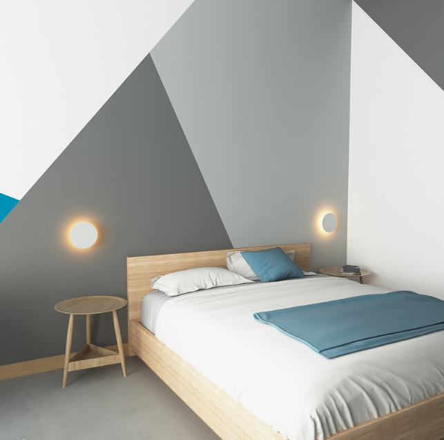 Gran oferta 2023, lámpara de pared LED para interiores, lámpara de pared decorativa de forma redonda para pasillo montado en la pared