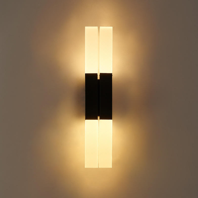 Lámparas LED de pared para interiores simples y modernas de 12 W, luces led decorativas estéticas para pared, luces led decorativas para pared, aplique de pared led moderno