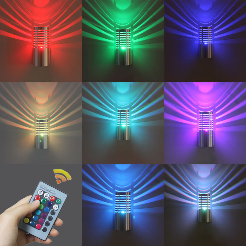 Lámparas de pared de aluminio para casas, luces de interior, luces led para escaleras de interior, lámparas de noche de mediados de siglo