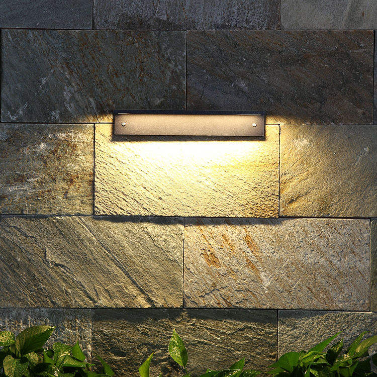Lámpara de pared exterior Waterdichte LED Lange Moderne IP65 Licht Tuin Binnenplaats Balkon Blaker Armatuur 110V 220V aplique de pared exterior