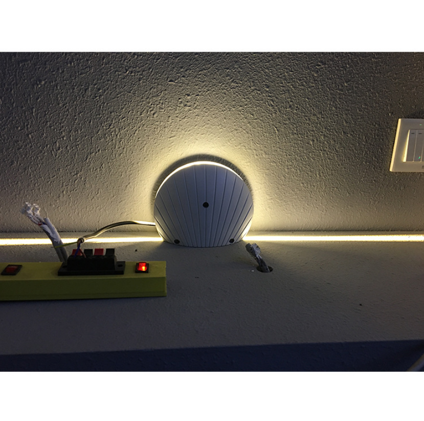 Lámpara LED moderna, lámpara de pared impermeable para alféizar de ventana y luz nocturna para exteriores de alta calidad