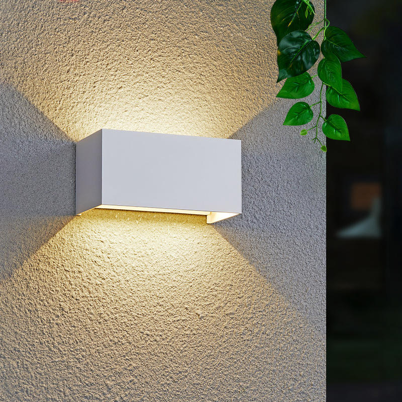 IP65 impermeable 12W 20W interior exterior Led lámpara de pared aluminio ajustable superficie montada AC85 ~ 265V Led porche luz aplique