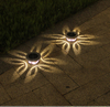 Luces de jardín, luz LED solar para exteriores, RGB, cambio de Color, camino Solar, lámpara de césped para decoración de jardín, iluminación de paisaje
