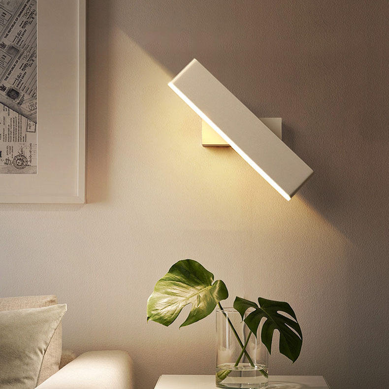 Lámpara de pared LED Moderne 360 ​​Draaibare Slaapkamer Nachtkastje 6W AC85V-260V Lámpara de luz nocturna LED para el hogar