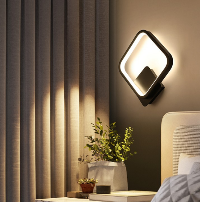 Lámpara LED nórdica de pared para sala de estar, dormitorio, cabecera, porche, pasillo, restaurante, escalera, balcón, lámpara de pared, lámparas de salón de belleza