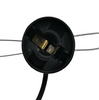 Cable de alimentación de 1,8 m, Bases de lámpara E14 E27, enchufe de la UE con Cable de interruptor para bombilla LED colgante, soporte de enchufe de suspensión de lámpara colgante E14