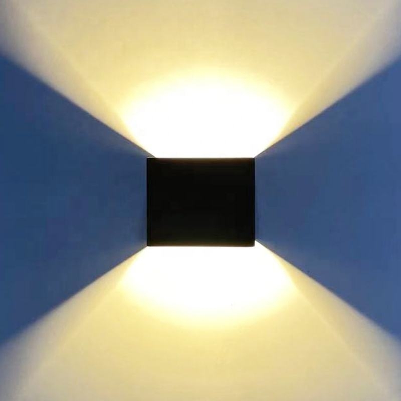 Lámpara LED de pared rectangular para dormitorio, luz de pared para cabecera, luz para escalera, luz para espejo, candelabro para interiores, accesorio para decoración de sala de estar