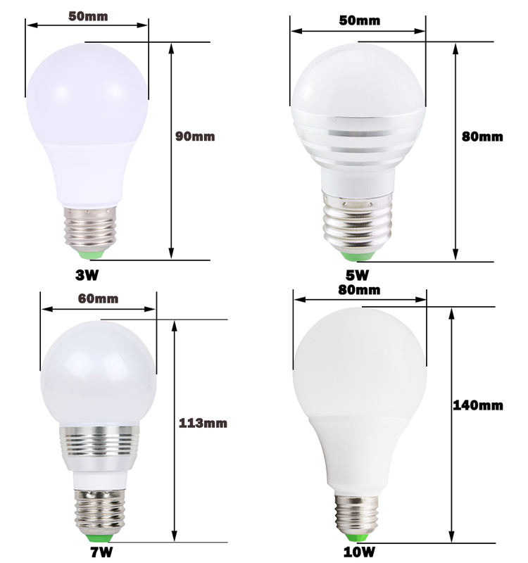 A70 15W ALUMINIO FUNDIDO A PRESIÓN E27 BASE BOMBILLA LED PC cubierta LED fábrica 5W 6W 8W 9W 12W HAGOOD LIGHTING COMPANY