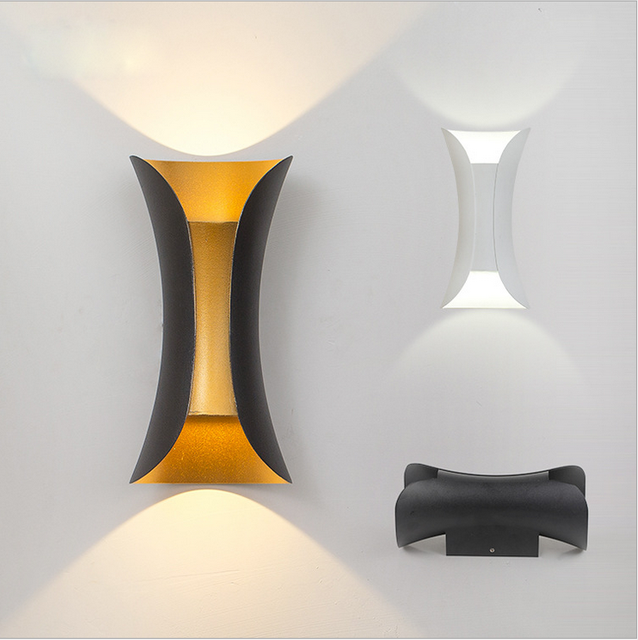 Lámpara Led decorativa Lámpara de pared Xiaomanyao de 300 mm y luz moderna para exteriores Cuerpo de aluminio Wandlapme Compras para usted