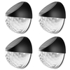 Luces solares LED Sensor de control de luz exterior Decoración de jardín Valla solar Lámpara de pared Semicírculo Energía Lámparas de calle impermeables