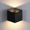 Luz Led moderna, lámpara de pared impermeable cúbica de 120mm y luz nocturna decorativa para exteriores para el hogar y el jardín, precio barato