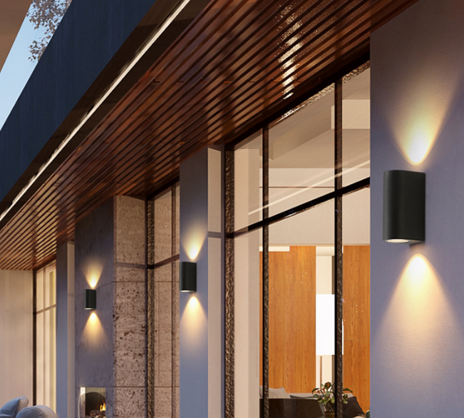 Up Down Hagood Lámpara de pared 10W Aluminio Decorar Aplique de pared Luz de jardín Iluminación de pared impermeable