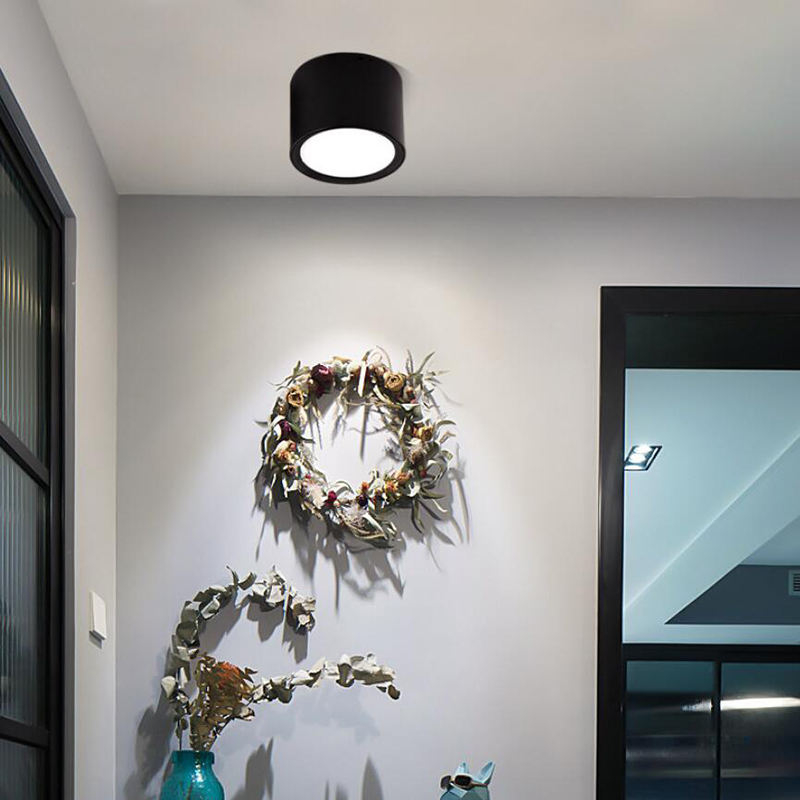 Luz de paso empotrada de aluminio IP65 Luz de pared de escalera Led 3w Interior Exterior Negro Luminoso Lámpara de cuerpo blanco Artículo de potencia Chip de iluminación