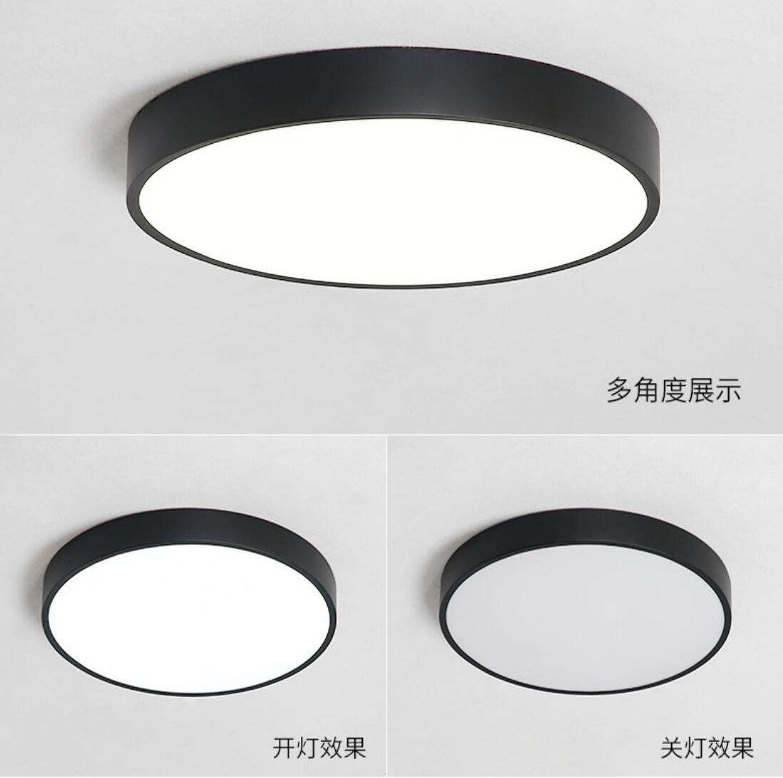 Luces de techo LED Lámparas de techo LED ultrafinas Panel de luz moderno 30W 50W 72W Downlights para sala de estar Dormitorio Cocina Hogar
