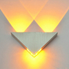 3W9W Triángulo moderno Interior Lámpara de pared para el hogar LED montada en la pared Aluminio para decoración del hogar accesorio de iluminación de pared