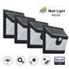 1000lm IP65 impermeable hogar led luz solar PIR sensor de movimiento exterior seguridad solar pared luz LED Solar jardín luz