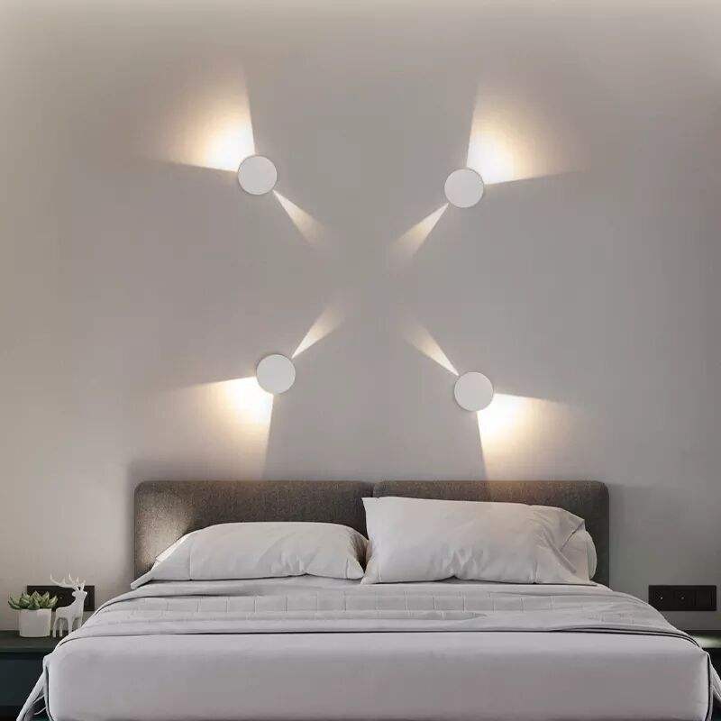 Lámpara de pared para Hotel LED Interior Decoración para el hogar Lámpara de pared Dormitorio de aluminio Lámpara de noche Sala de estar Pasillo Sala de estudio Decoración Luces de pared