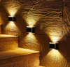 Lámpara solar 6LED IP65 Lámpara impermeable para exteriores Lámpara de pared para patio para decoración de jardín Villa