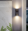 Lámpara LED de 5W y 12W para exteriores, lámpara resistente al agua, luz Led de pared moderna de aluminio hacia arriba y hacia abajo, luz Exterior para jardín, patio, porche