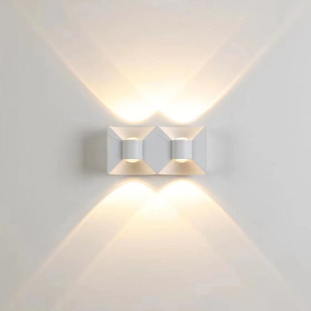 IP65 impermeable arriba y abajo lámpara de pared interior al aire libre gran oferta 6W luz de pared de alta calidad