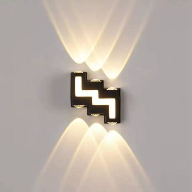 Impermeable AC85-265V montado en la pared LED luz de pared moderno nórdico interior lámparas de pared sala de estar porche al aire libre
