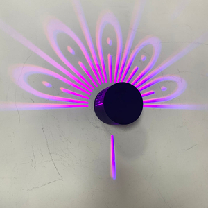 Nuevo 3W RGB con controlador remoto táctil colorido nórdico Sconces iluminación para fiesta hogar dormitorio