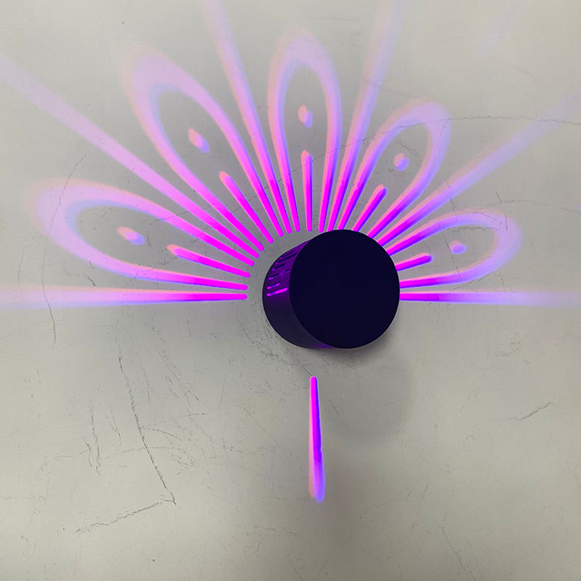 Nuevo 3W RGB con controlador remoto táctil colorido nórdico Sconces iluminación para fiesta hogar dormitorio