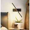 Lámparas de pared LED modernas 330 Giratorio 6W AC85V-265V Aplique de pared Lámpara negra Pasillo decoración interior Iluminación