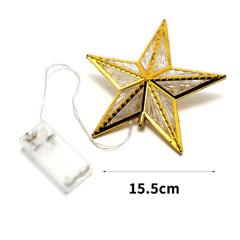 LED Christmas Tree Top Star Light aplique de pared led para exteriores aplique de pared led para exteriores