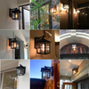 Popular lámpara de pilar cuadrado de Europa al aire libre Retro impermeable columna luz jardín balcón Villa comunidad pasillo Chapitar lámparas