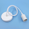 Portalámparas Cable E27 Base Bombilla Zócalo Colgante Luz Tela Metal Personalizado PVC Interruptor Estilo Cable Enchufe Plástico Dimmer Tornillo ZHE