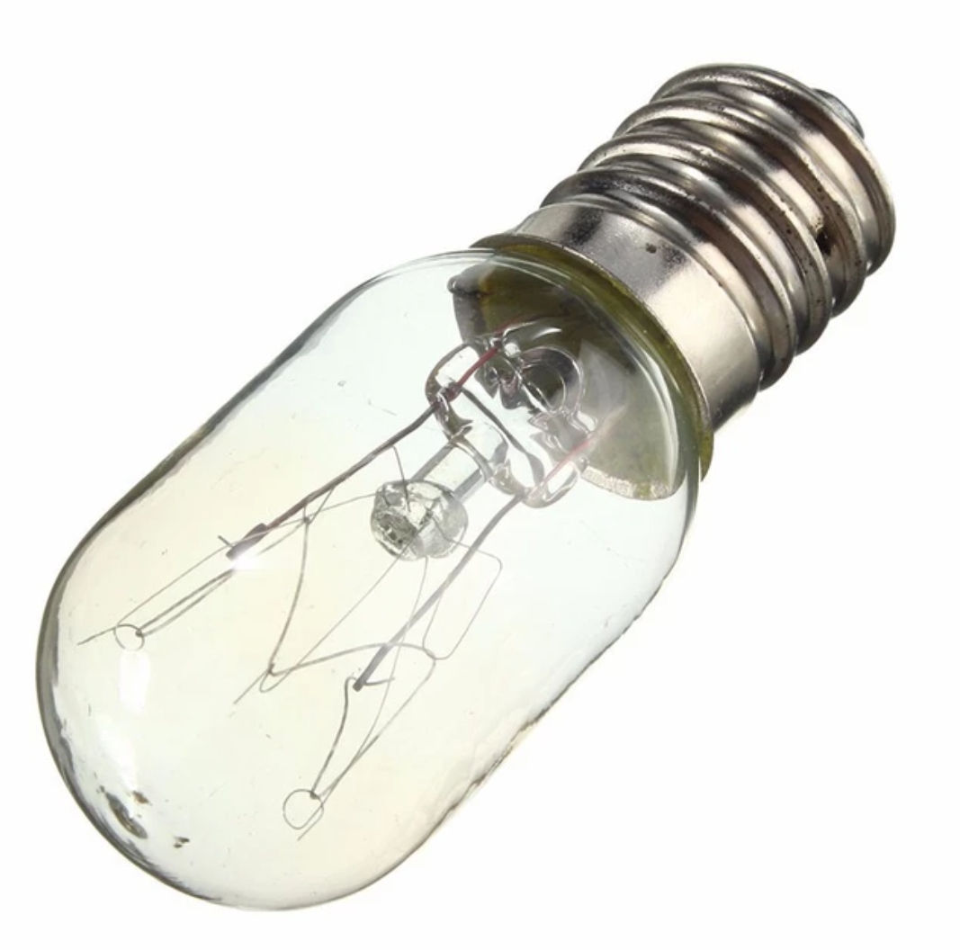 Bombilla Edison AC220 230V E14 SES 15W 25W, bombilla de luz para nevera, bombillas de lámpara de filamento de tungsteno, foco de techo blanco cálido