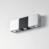 Lámpara de pared de aluminio Led de 3W, candelabro de pared cuadrado para restaurante, sala de estar, dormitorio, cabecera, lámpara de pared Rectangular para interiores