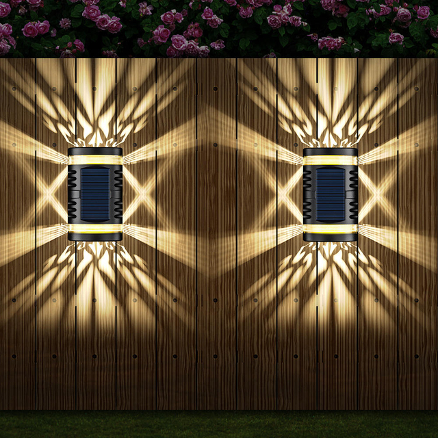 Lámpara solar de lavado de pared Luces solares al aire libre luces solares de pared al aire libre Jardín Decorativo Césped Luz Patio a prueba de agua Camino Paisaje Jardín solar Césped Luz Fábrica de China
