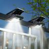 Lámpara de pared Led de doble cara impermeable Ip65 de alta calidad, luces de pared solares modernas para exteriores, lámpara solar de jardín de pared arriba y abajo